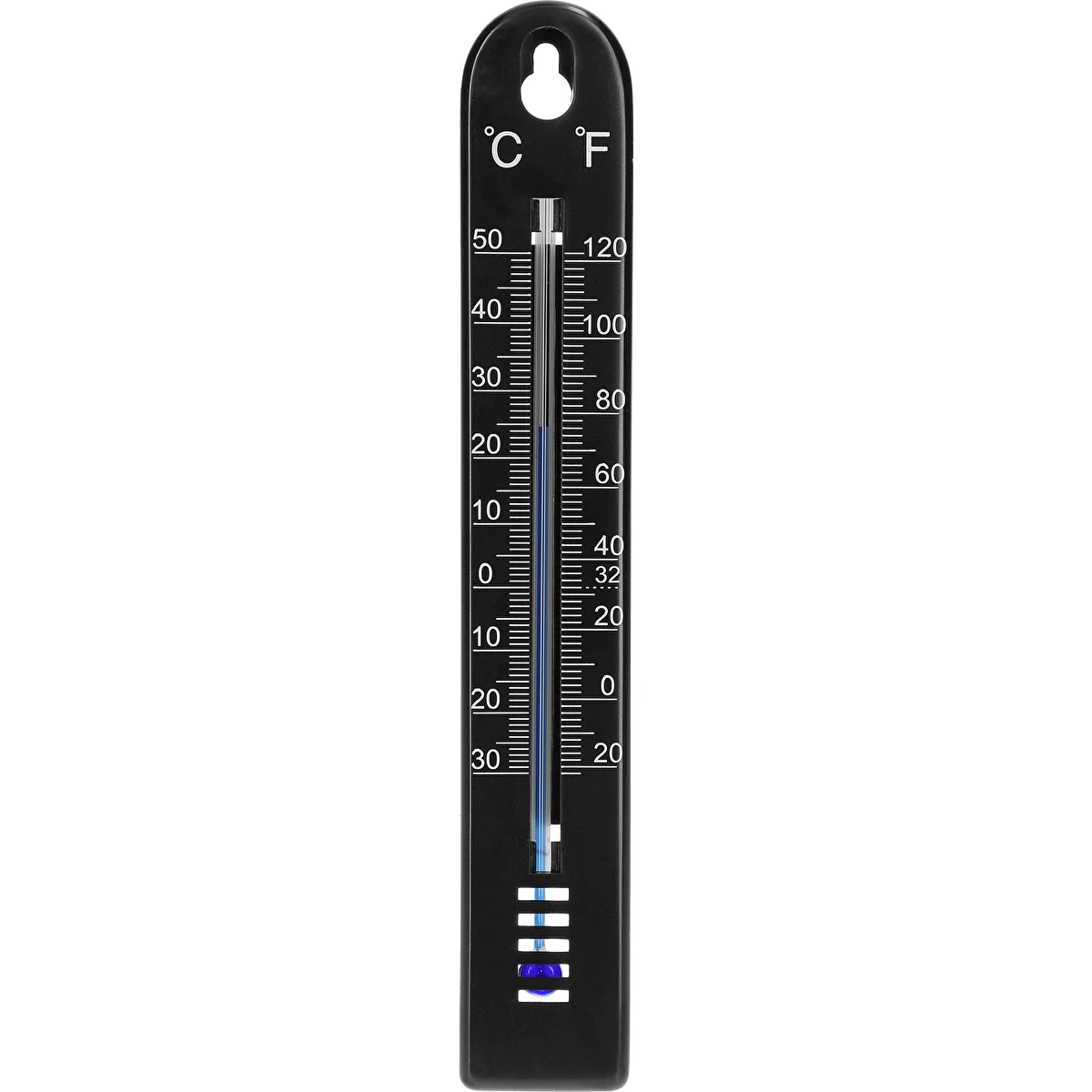 Termometro universale (-30 a +50°C), 17 cm, nero