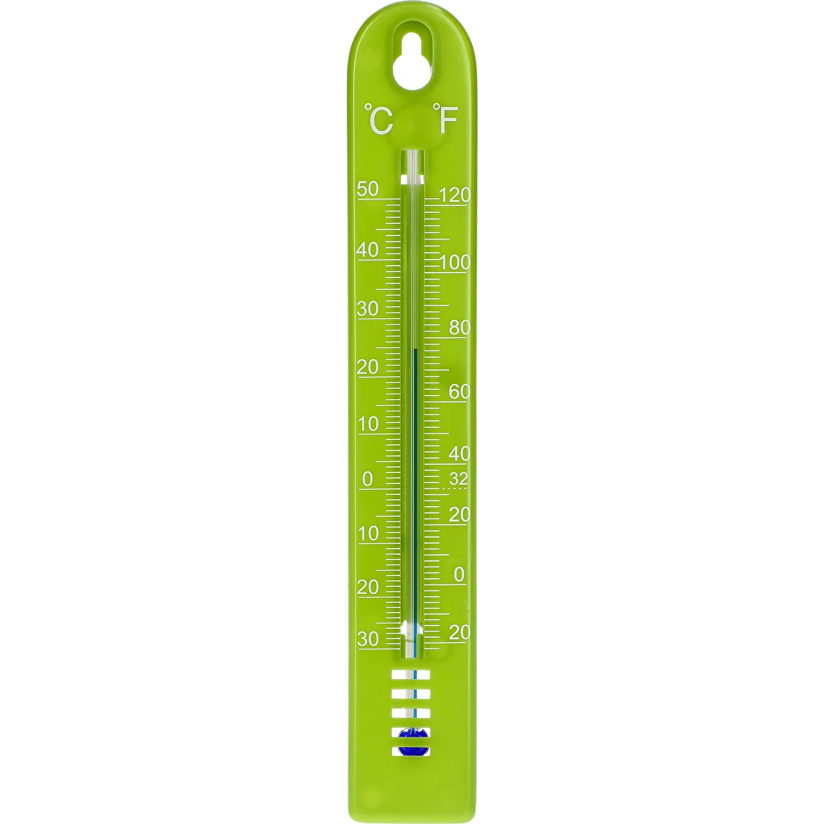 Termometro universale (da -30 a +50 °C), 17 cm, verde