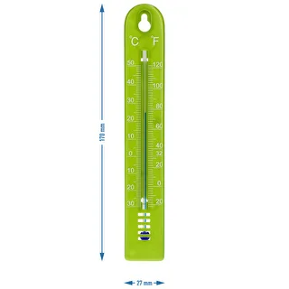 Termometro universale (da -30 a +50 °C), 17 cm, verde – photo 4