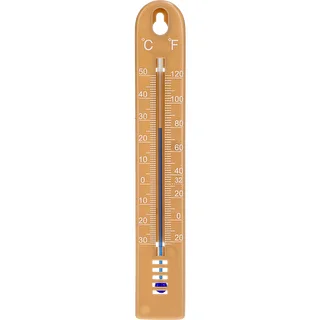 Termometro universale (-30 a +50°C), 17 cm, marrone chiaro