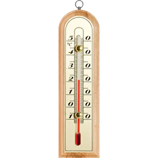 Termometro da interno con scala dorata (-10°C a +50°C) 16 cm