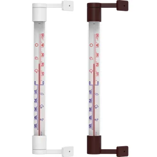 Termometro da esterno (-50°C a +50°C) 22 cm, colori assortiti