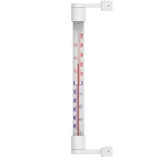 Termometro da esterno bianco (-50°C a +50°C) 22 cm