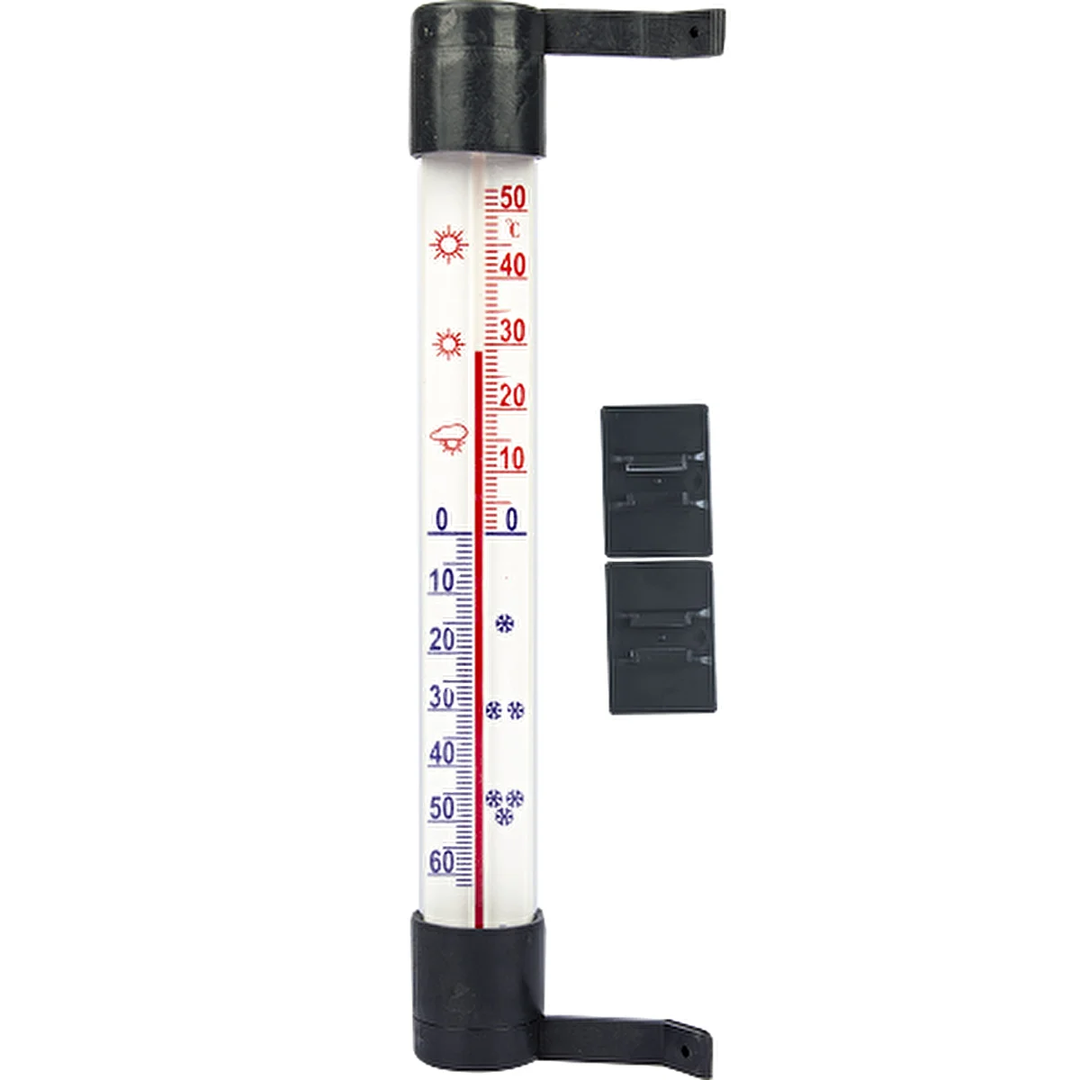 Termometro da esterno antracite (-60°C a +50°C) 23 cm