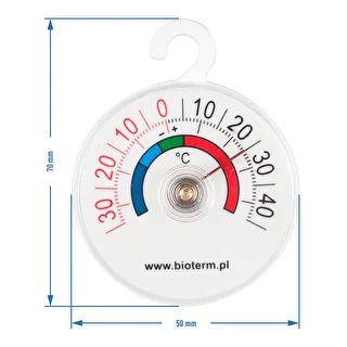 Termometro per frigoriferi e congelatori (-35°C / +45°C) Ø 5 cm – photo 2