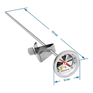 Termometro per birrificazione (da 0°C a +100°C) 31,5 cm – photo 3