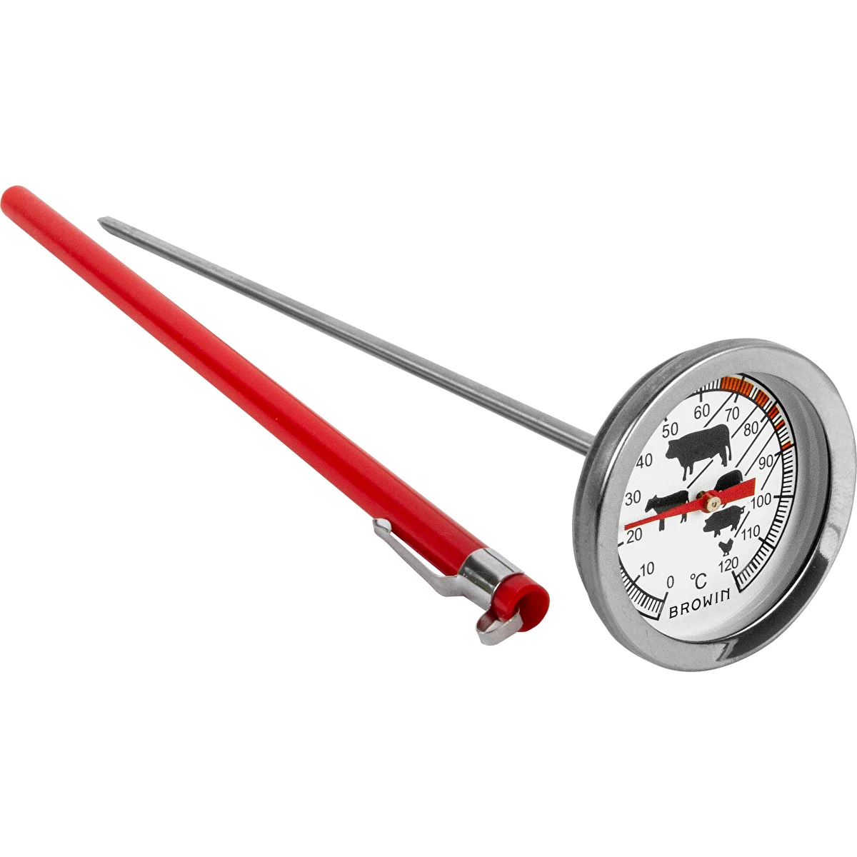 Termometro da cucina con grafica (0°C a +120°C) 21,0 cm
