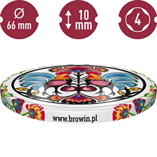 Capsule Twist-Off 66 mm Folk - 10 pz. – photo 3