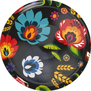 Tappi a vite fi 66/4 neri Folk - 10 pezzi