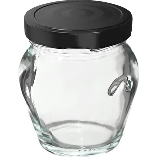 Vasetto TO Amfora 106 ml con tappo nero Ø 53 mm - 8 pz. – photo 2