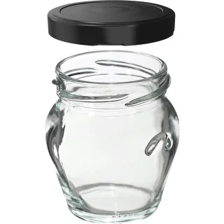 Vasetto TO Amfora 106 ml con tappo nero Ø 53 mm - 8 pz. – photo 3