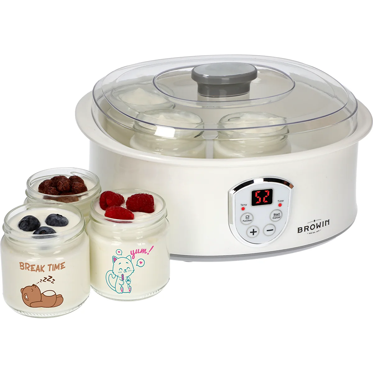 Set yogurtiera con vasetti per bambini