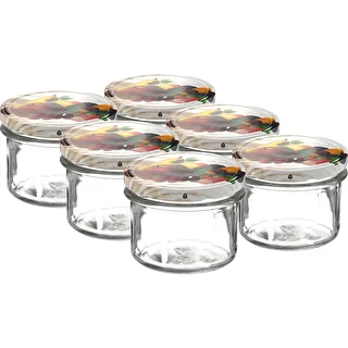 Vasetto TO 235 ml con tappo colorato Ø82 – 6 pezzi