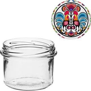 Vasetto TO 235 ml con tappo colorato Ø82 – 6 pezzi – photo 6