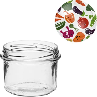 Vasetto TO 235 ml con tappo colorato Ø82 – 6 pezzi – photo 9