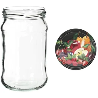 Vasetti 300 ml con tappo colorato Ø 66 - 6 pz. – photo 7