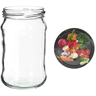 Vasetti 300 ml con tappo colorato Ø 66 - 6 pz. – photo 11