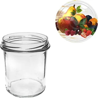 Vasetto 350 ml con tappo colorato - 6 pezzi – photo 5