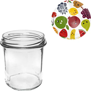 Vasetto 350 ml con tappo colorato - 6 pezzi – photo 6