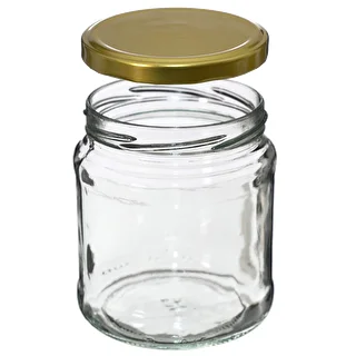 Vasetto TO 500 ml con capsula dorata fi82/6 - 6 pezzi – photo 2