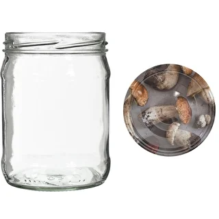 Vaso twist-off 500 ml con tappo colorato fi82/6 - 6 pezzi – photo 8