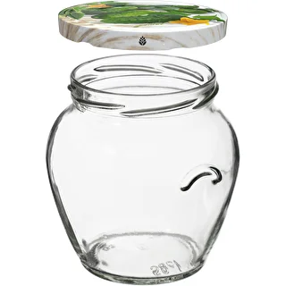 Barattolo Amfora 580 ml con capsula twist-off colorata Ø82 – confezione da 6 pz. – photo 3