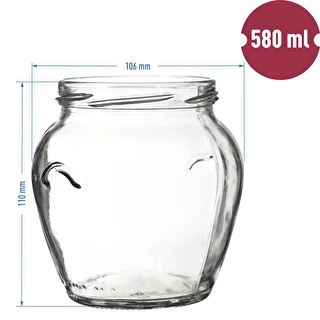 Barattolo Amfora 580 ml con capsula twist-off colorata Ø82 – confezione da 6 pz. – photo 6