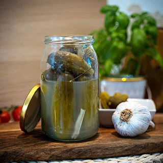 Confezione da 6 barattoli in vetro 900 ml con capsula twist-off dorata Ø 82 (TO 82) – photo 13