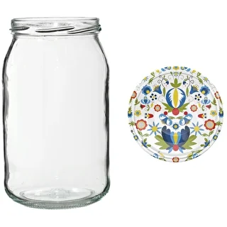 Barattolo TO 900 ml con tappo colorato fi82/6 - 6 pz. – photo 10