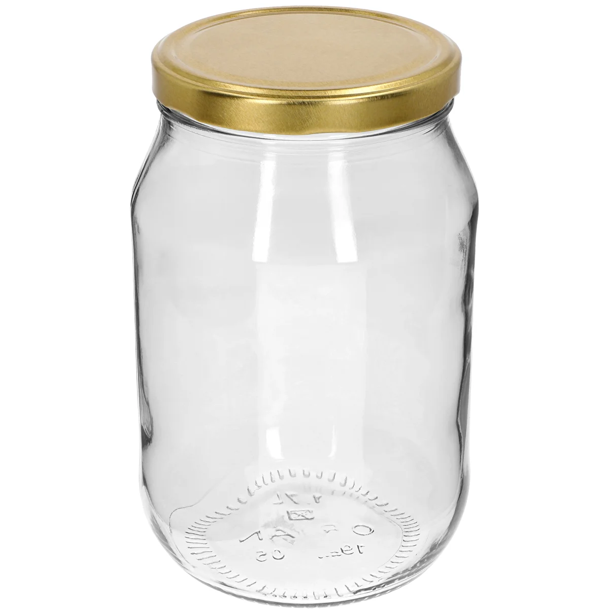 Barattolo TO 1,7 L con capsula dorata fi 100/6, 1 pz.