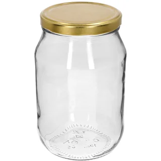 Barattolo TO 1,7 L con capsula dorata fi 100/6, 1 pz.