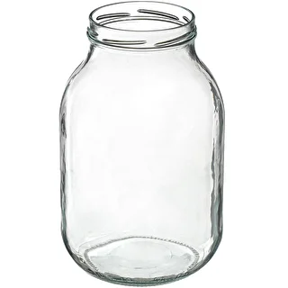 Vaso TO 3 L con tappo in plastica + pinze Ø 100 – photo 2