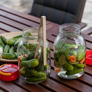 Vaso TO 3 L con tappo in plastica + pinze Ø 100 – photo 10