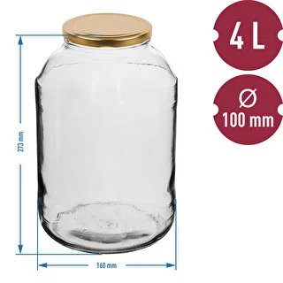 Vaso 4 L con tappo a vite ø 100 – photo 3