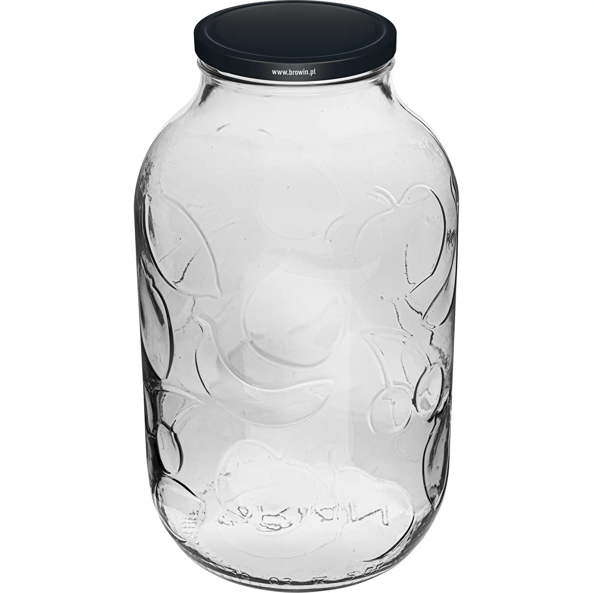 Barattolo 5 L con tappo colorato Ø 100