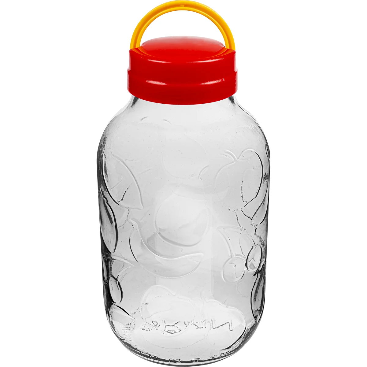 Vaso per liquori 5 L + tappo a vite con manico