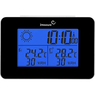 Stazione meteo RCC – elettronica, senza fili, con sensore retroilluminato, nera – photo 9
