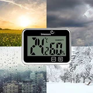 Stazione meteo – elettronica, senza fili, nera – photo 12