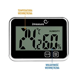 Stazione meteo – elettronica, senza fili, nera – photo 5