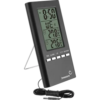 Stazione meteo elettronica con sonda, nera