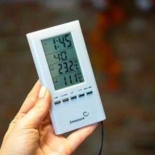 Stazione meteo – elettronica, con sonda, bianca – photo 9