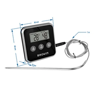 Termometro da cucina elettronico con sonda (0°C–250°C), colori assortiti – photo 4