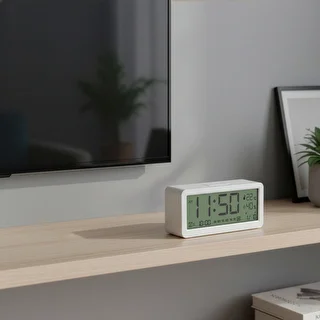 Stazione meteo elettronica Soens - bianca, con orologio e calendario – photo 9