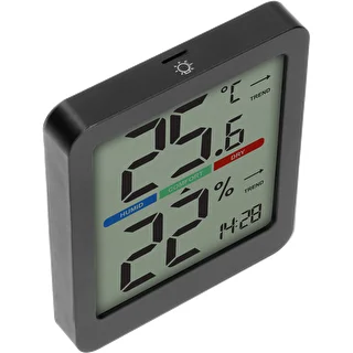 Termometro elettronico da interno, nero – photo 4