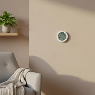 Termometro elettronico Soens - con sensore esterno, rotondo, bianco – photo 8