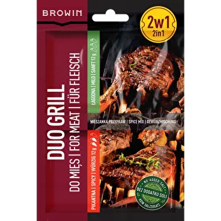 Duo Grill per carne, mix di spezie 2 in 1, 2 x 12 g
