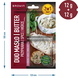 Duo Masło - insaporitore all'aglio e alle erbe 2 in 1, 2 x 12g – photo 4