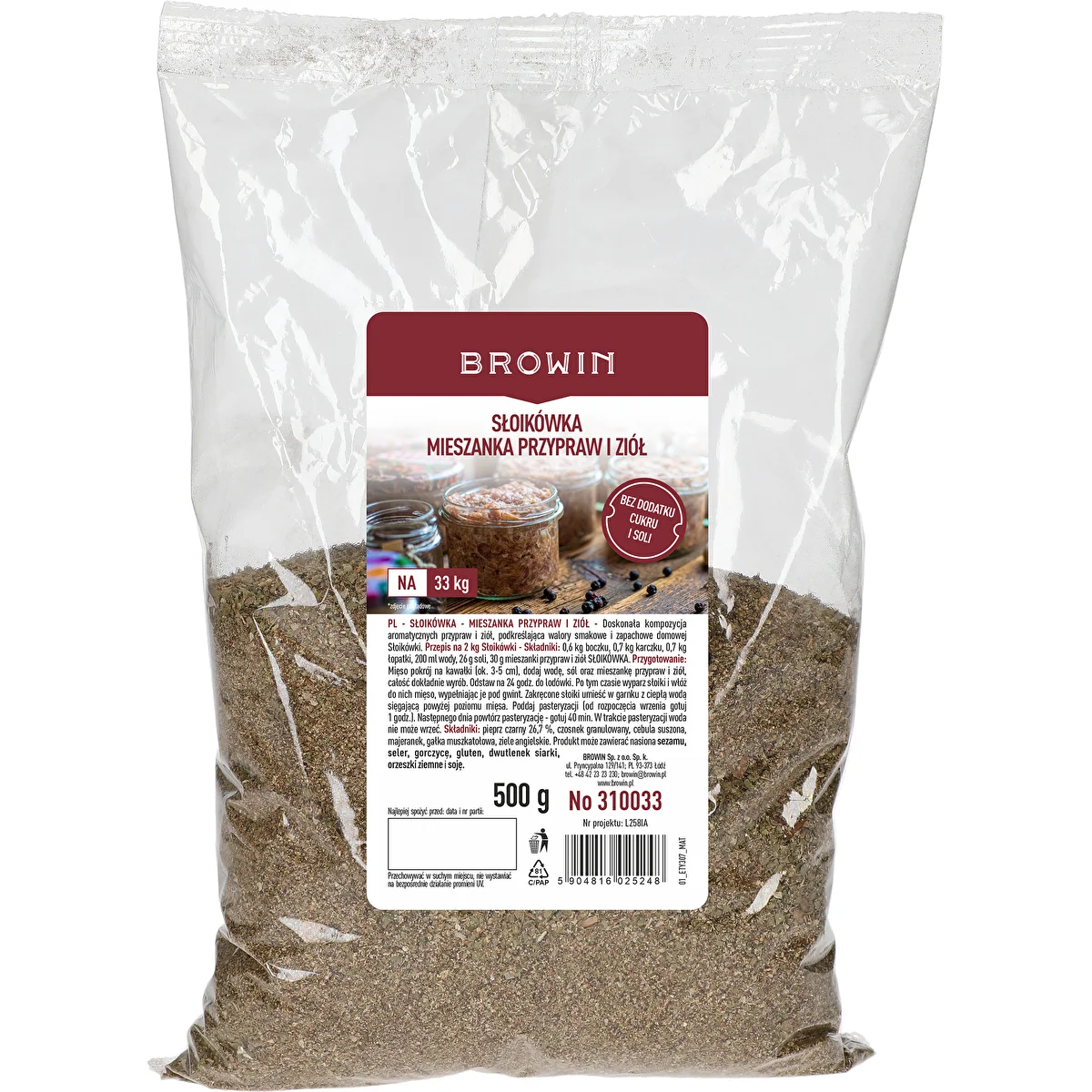Słoikówka - miscela di spezie ed erbe, 500 g