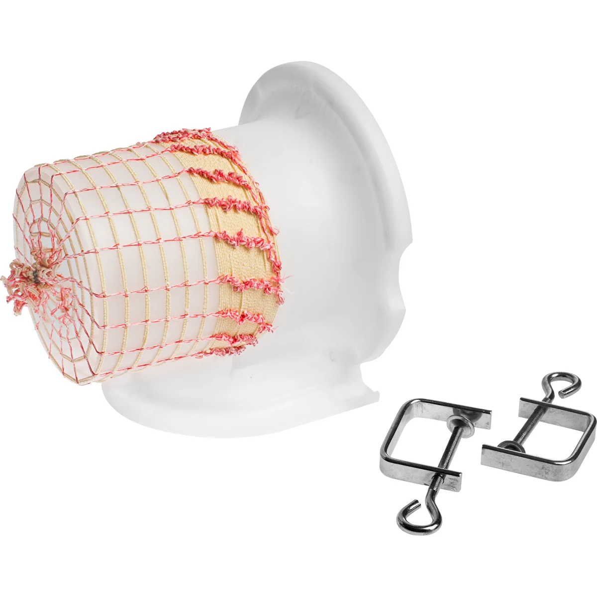 Applicatore per reti per salumi