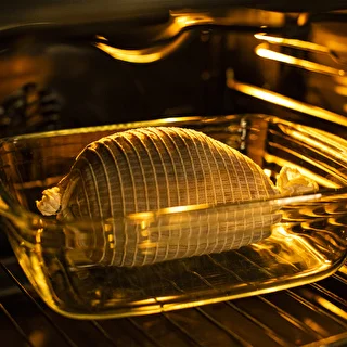 Rete per salumi bianca, 12,5 cm x 5 m, resistente al calore fino a 220°C – photo 6